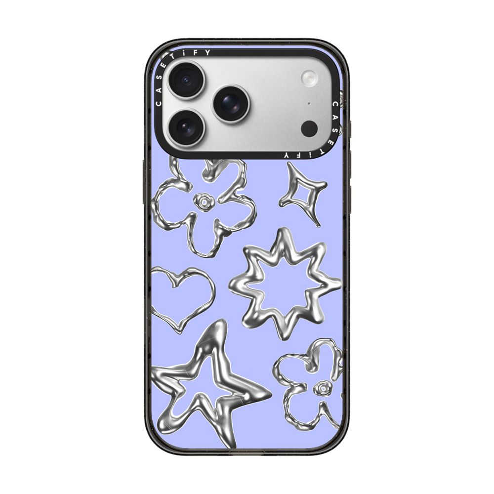 Chrome Doodles iPhone Case