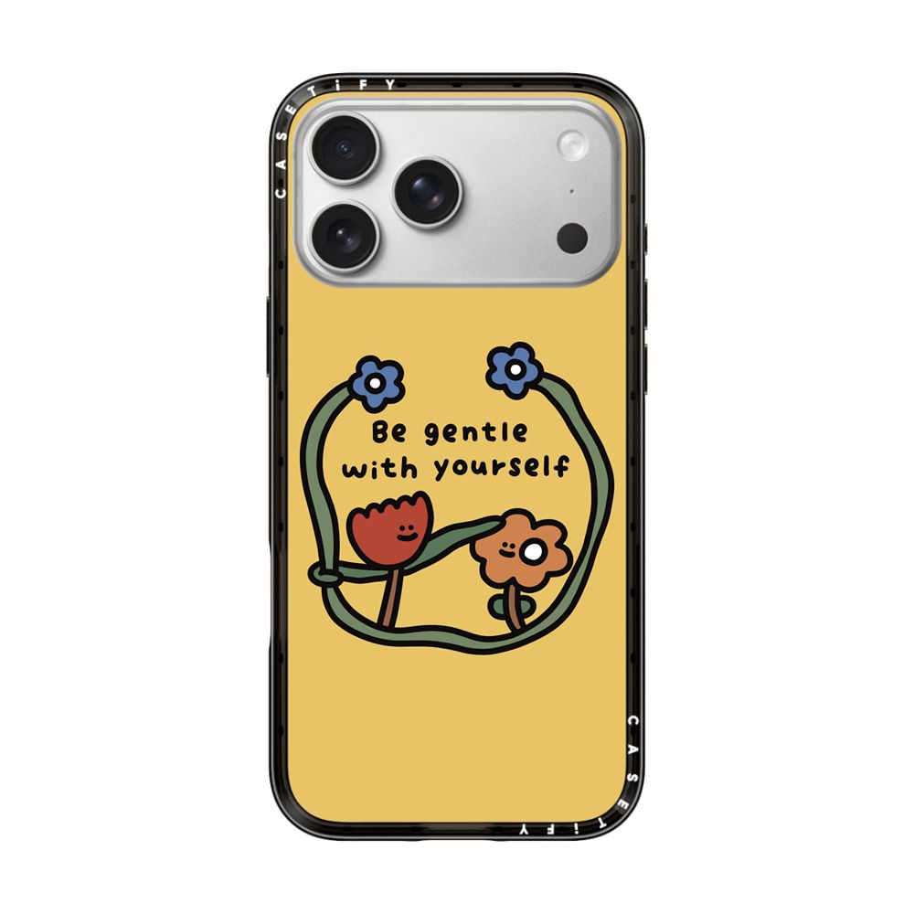 BE GENTLE WITH YOURSELF BY SHAO SHAO iPhone Case