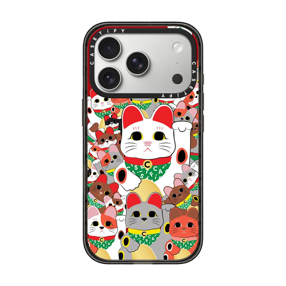Lucky Cat Parade - Cherry on Top iPhone Case