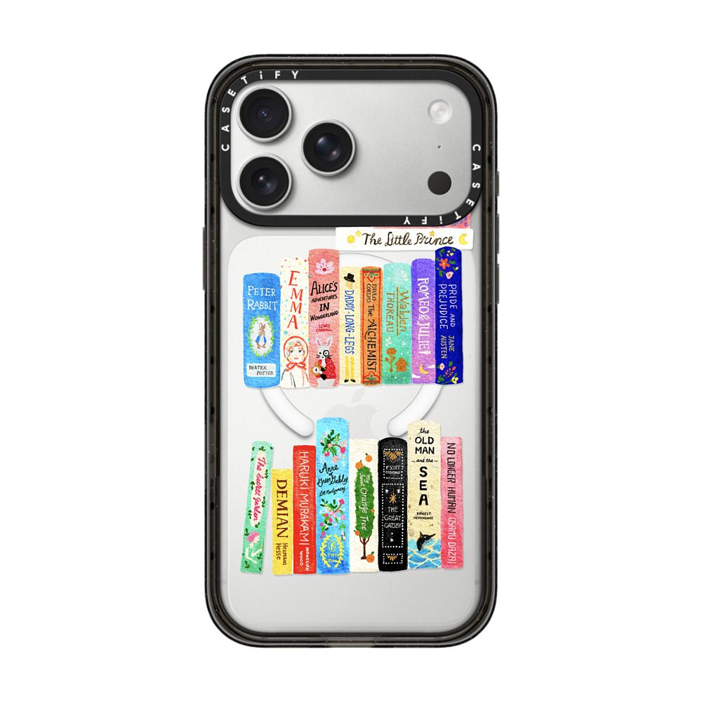 Books Lovers [waterclolor Bookshelf] iPhone Case