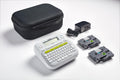Brother PT-D210SV Label Maker Bonus Bundle Comes with a Protective Carrying case, an Adapter, and Two Sample Genuine TZe Label Tapes for Added Value.