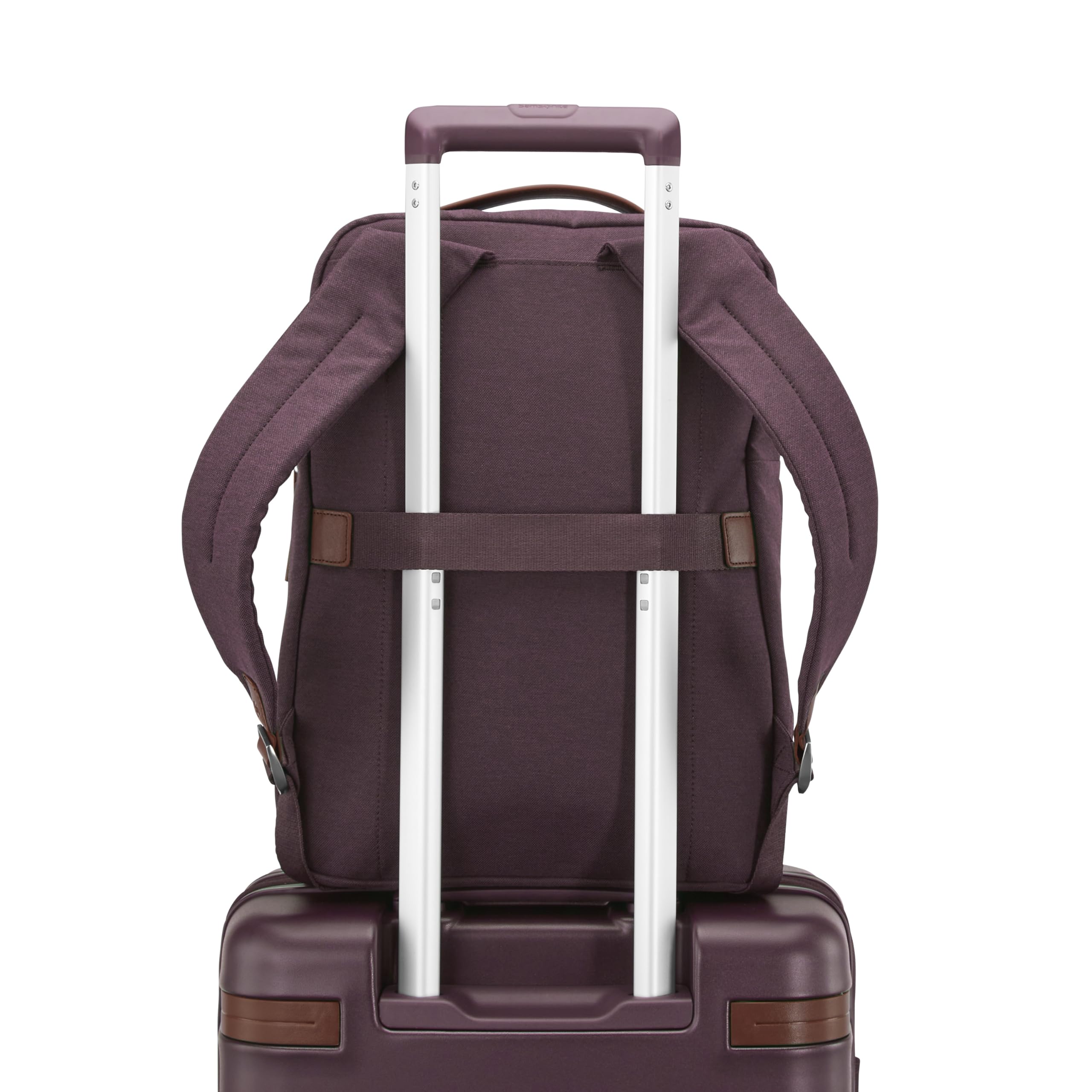Samsonite Unisex - Adult Virtuosa Backpack Backpack (1 Pack), Merlot, One Size, Rucksack