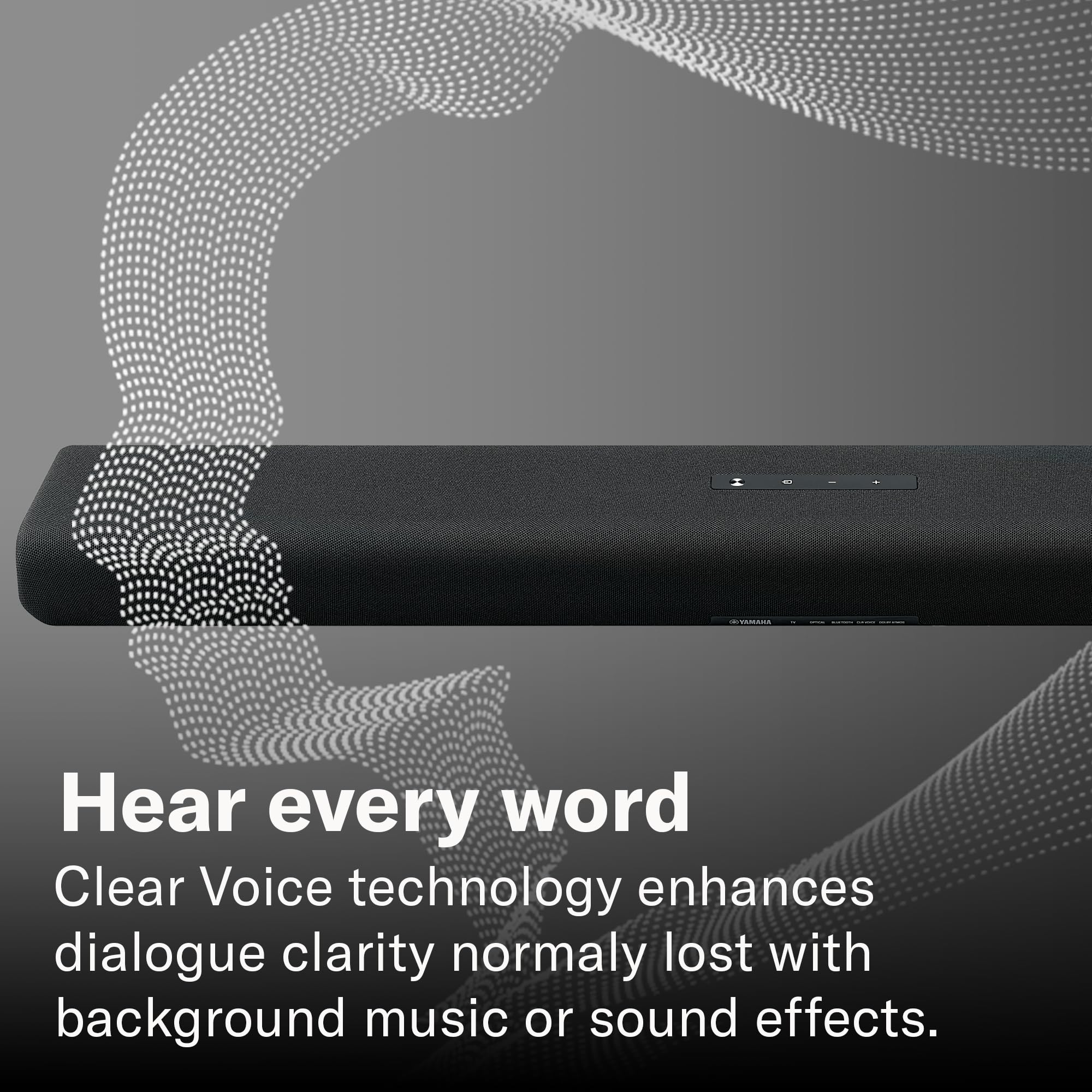 Yamaha SR-B20A Sound Bar with Built-in Subwoofers and Bluetooth