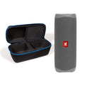 JBL Flip 5 Waterproof Portable Wireless Bluetooth Speaker Bundle with divvi! Protective Hardshell Case - Gray