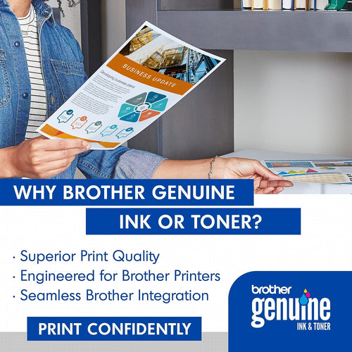 BROTHER Genuine Standard-Yield Color Toner Cartridge Three Pack TN331 3PK -Includes one Cartridge Each of Cyan, Magenta & Yellow Toner