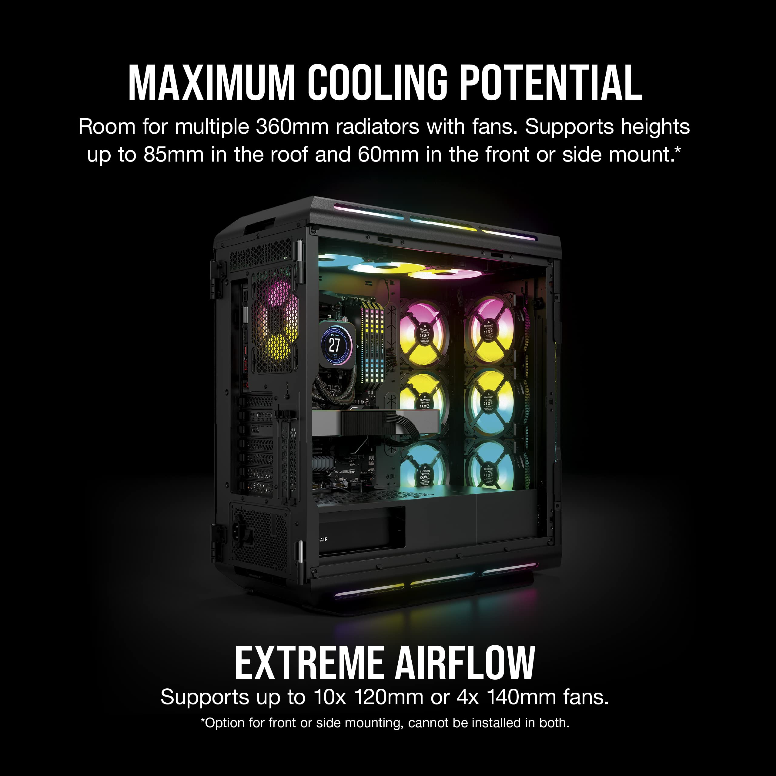 Amazon Corsair iCUE 5000T RGB, Black