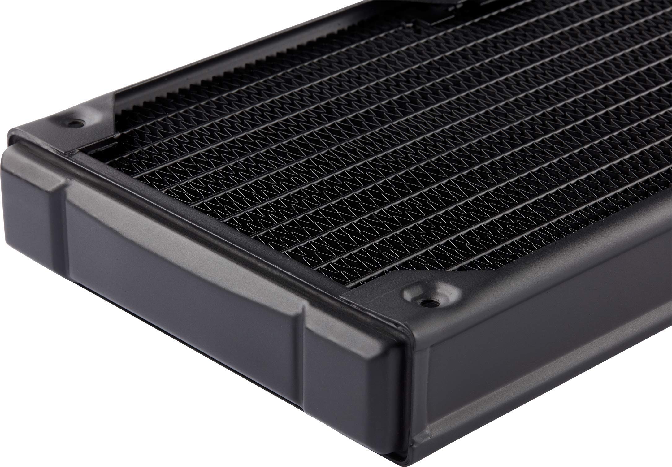 Corsair Hydro X Series, XR5 280 mm Water Cooling Radiator (Dual 140 mm Fan Mounts, Easy Installation, Premium Copper Construction, Polyurethane Coating, Integrated Fan Screw Guides) Black