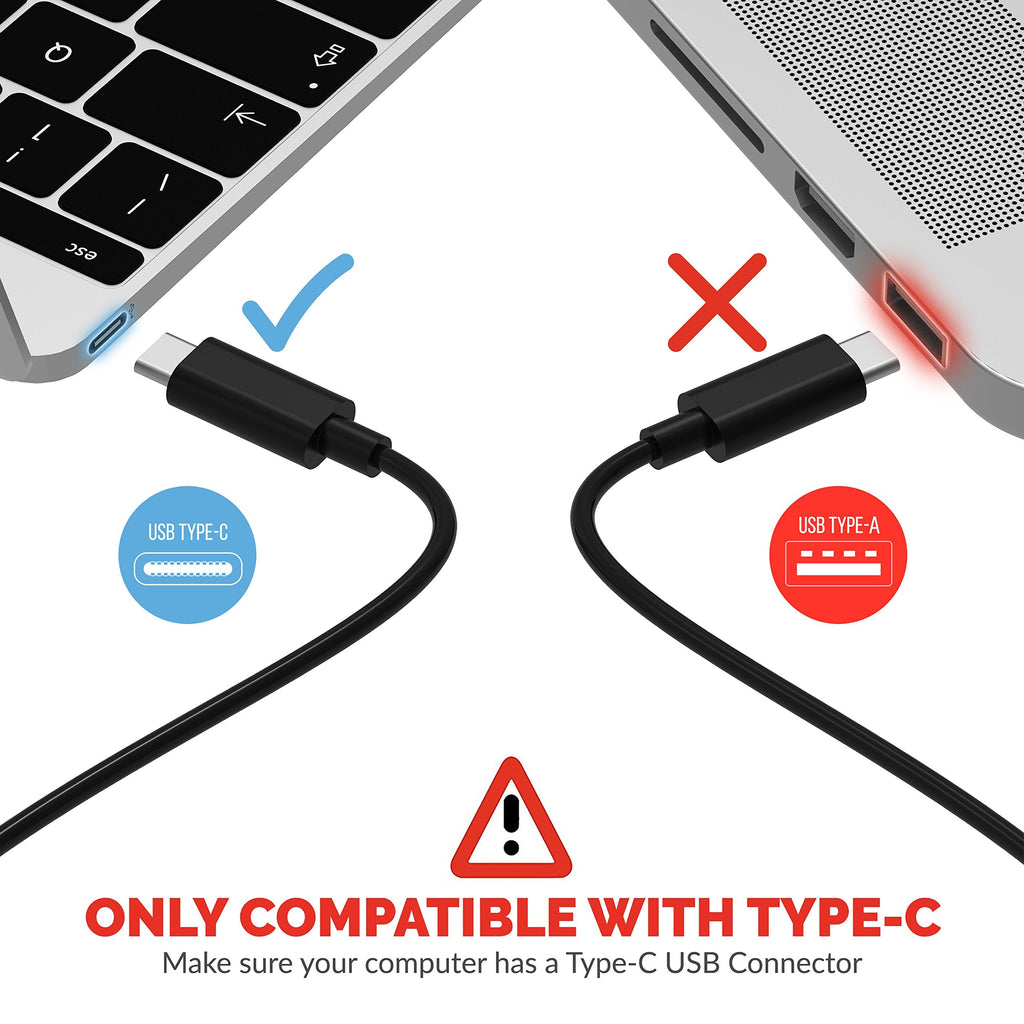 SABRENT 5 Port USB Type C Mini Continuum Docking Station, Supports Up To 3840x2160 at 30HZ (DS-CMND)