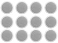 12 Rockville CCL6T White 70V 6" Commercial Ceiling Speakers 4 Restaurant/Office