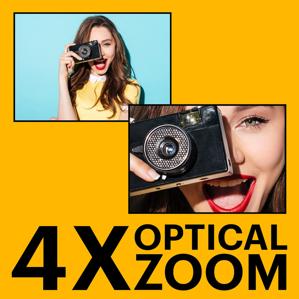 KODAK Pixpro FZ45 – 16.44 Megapixel Compact Digital Camera, 4x Optical Zoom, 2.7-inch LCD Screen, 720p HD Video Recording, AA Battery Included – White