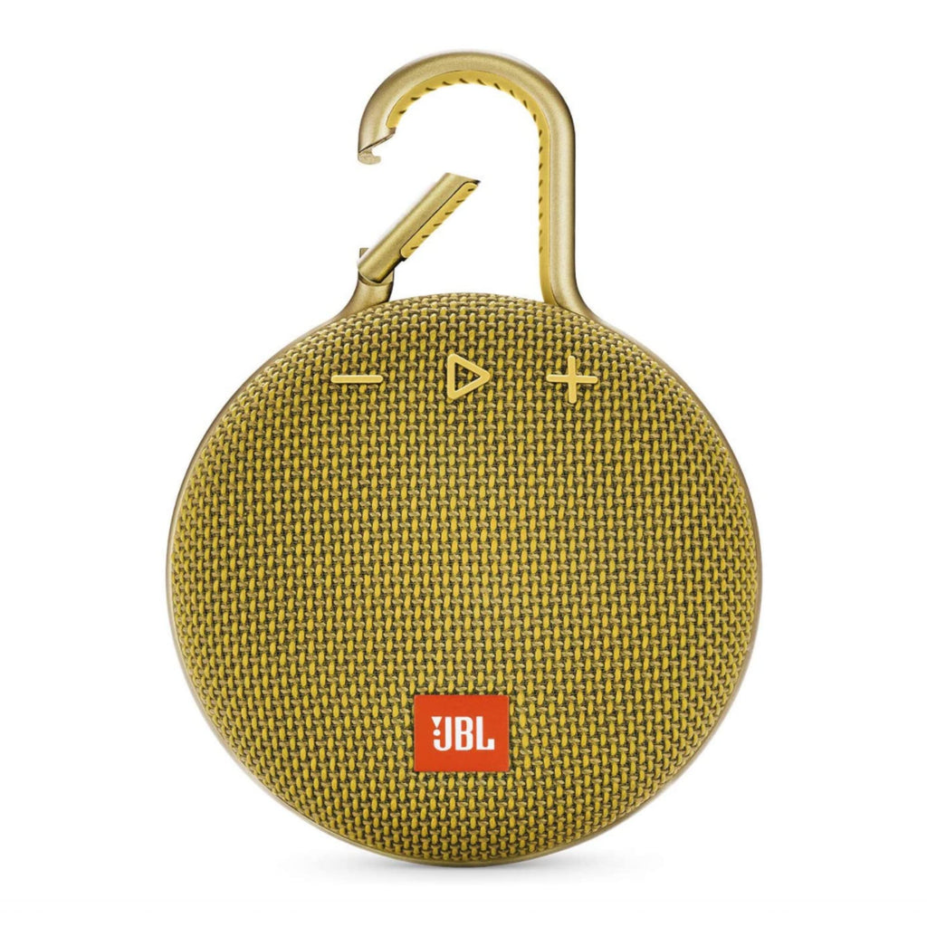 JBL Clip 3 Portable Waterproof Wireless Bluetooth Speaker | Mustard Yellow