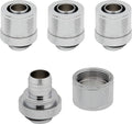 Corsair Hydro X XF Chrome Brass 10/13mm G1/4" Softline Compression Fittings - Four Pa