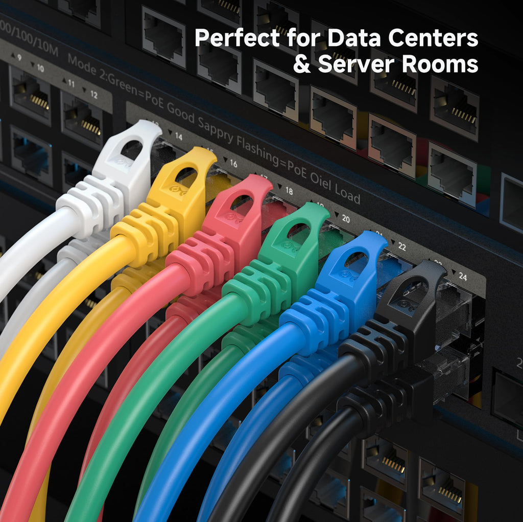 Cable Matters Snagless Cat6 Ethernet Cable (Cat6 Cable/Cat 6 Cable) in Blue 25 Feet - Available 1FT - 150FT in Length