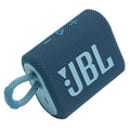 JBL Go 3: Portable Speaker with Bluetooth, Builtin Battery, Waterproof and Dustproof Feature Blue JBLGO3BLUAM