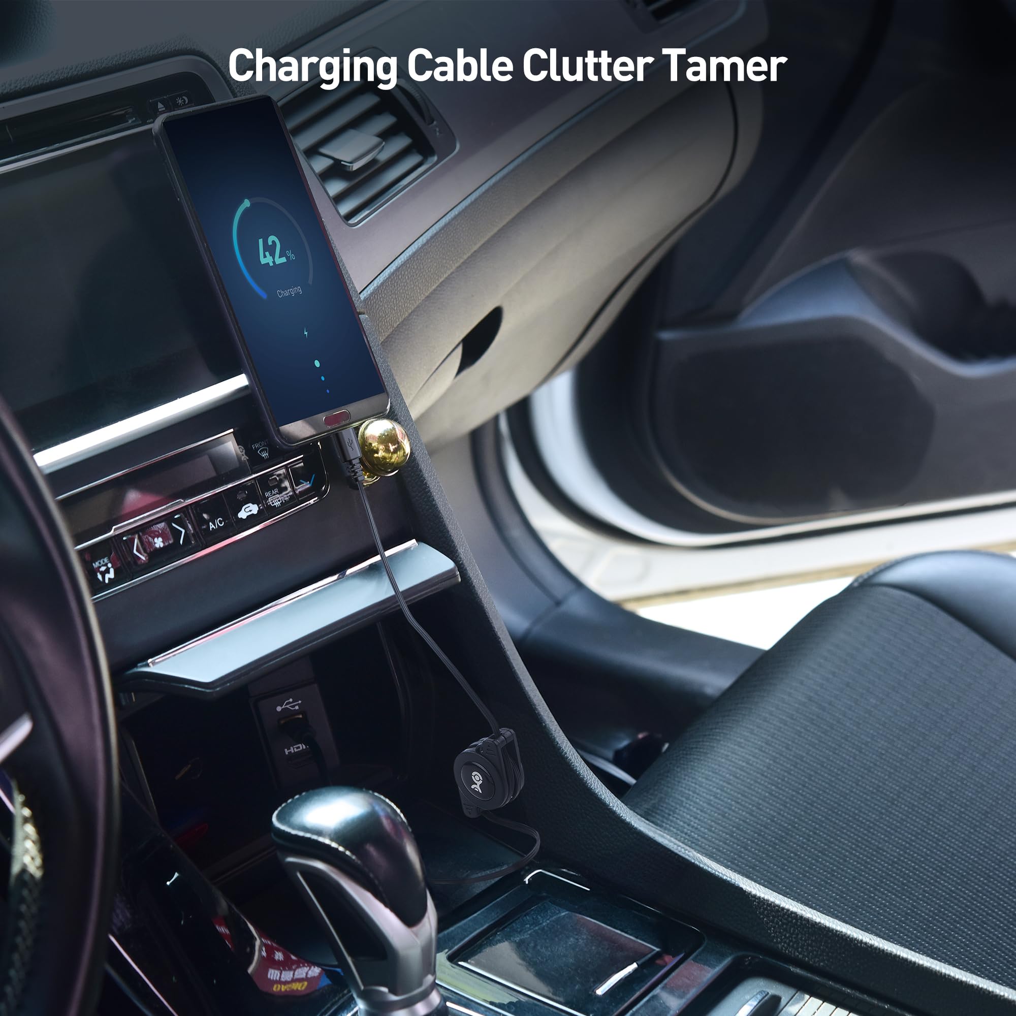 Cable Matters (2-Pack) Gold-Plated Retractable USB to Micro-USB Charge & Sync Cable � 2.5 Feet