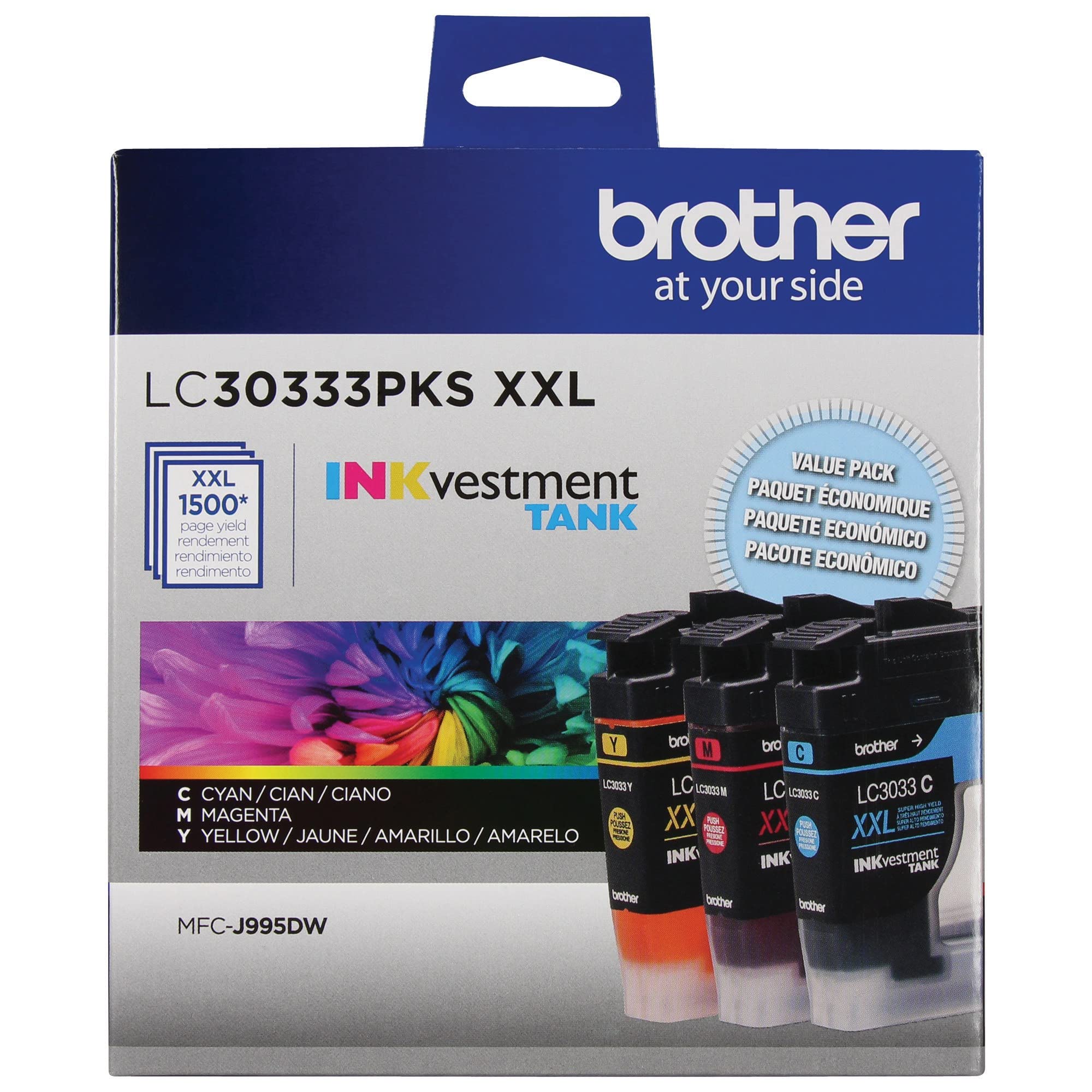 BROTHER LC30333PKS ink cartridge Original Cyan,Magenta,Yellow Multipack 1 pc(s)