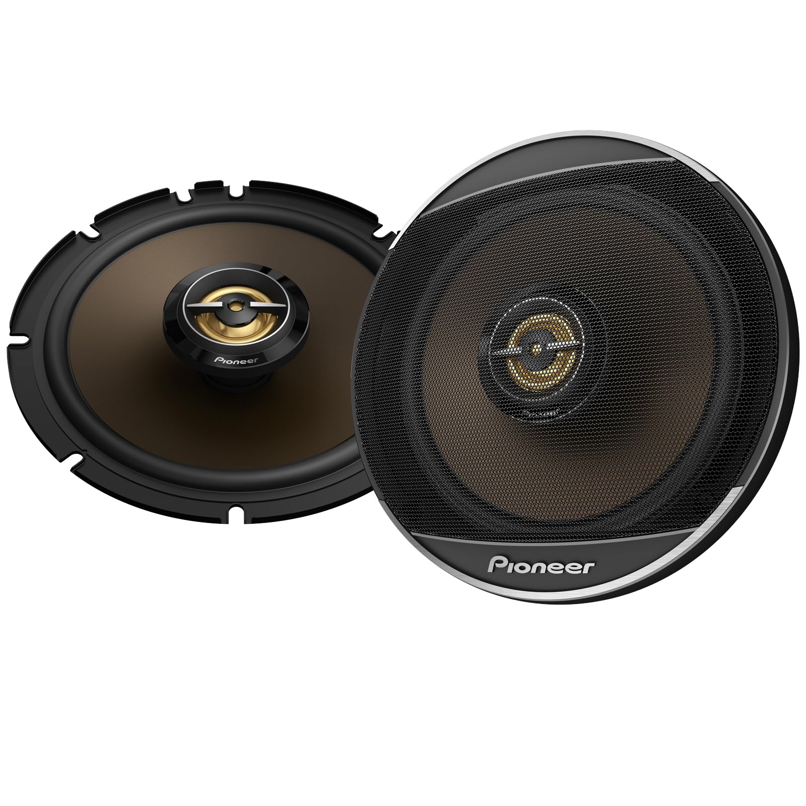 Pioneer A-Series Max TS-A653FH 6.5" 2-Way Speakers (Pair) - 340W Max, Balanced Sound + Smooth Treble, Enhanced Bass, Ideal Factory Upgrade, Installation Adaptors Included
