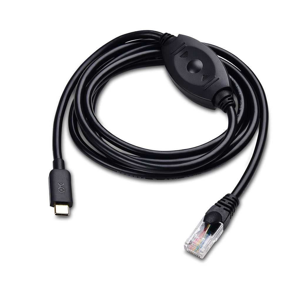 Cable Matters USB C to RJ45 Console Cable for Windows and MacBook Pro - 6ft, Compatible Cisco Console Cable, Rollover Cord with FTDI