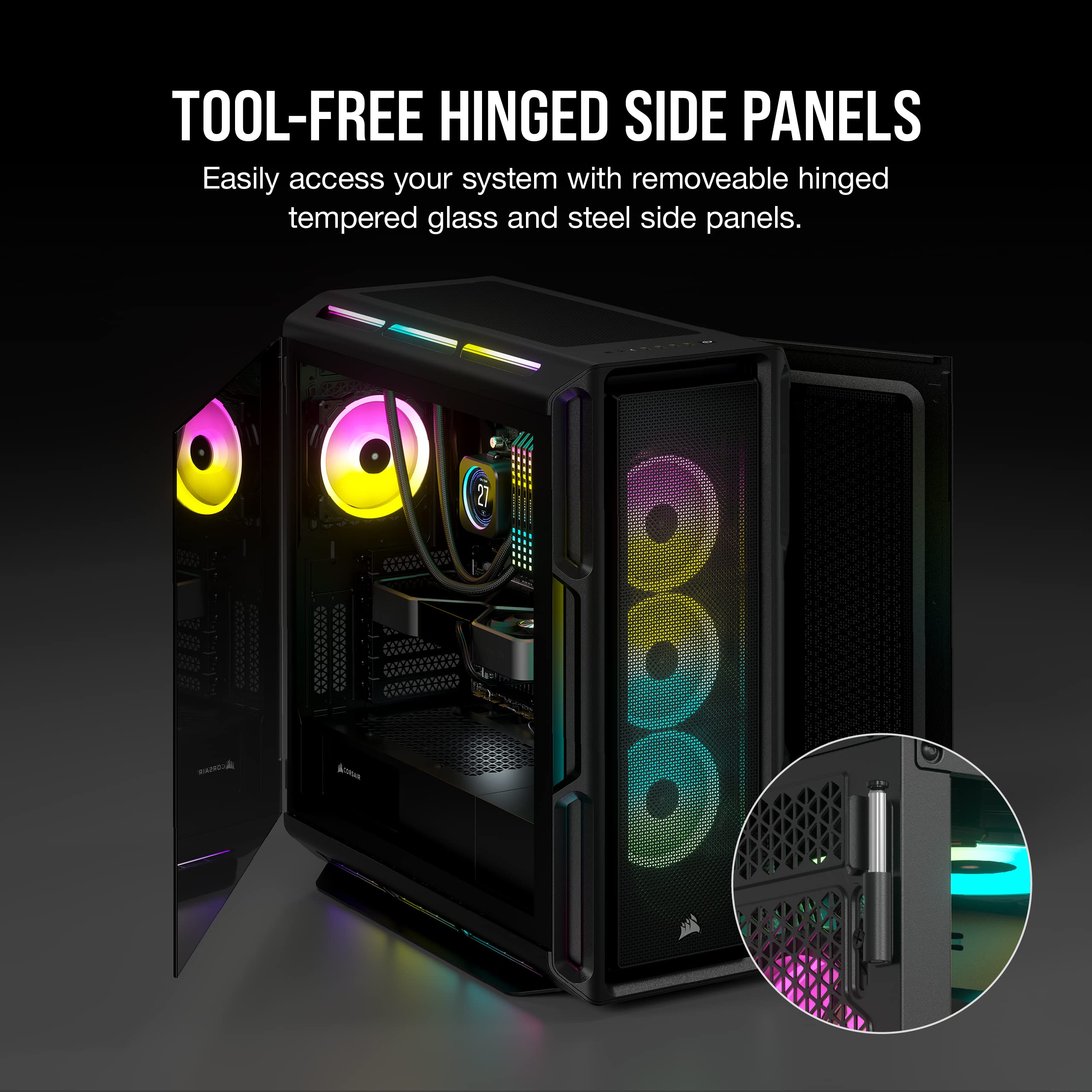 Amazon Corsair iCUE 5000T RGB, Black