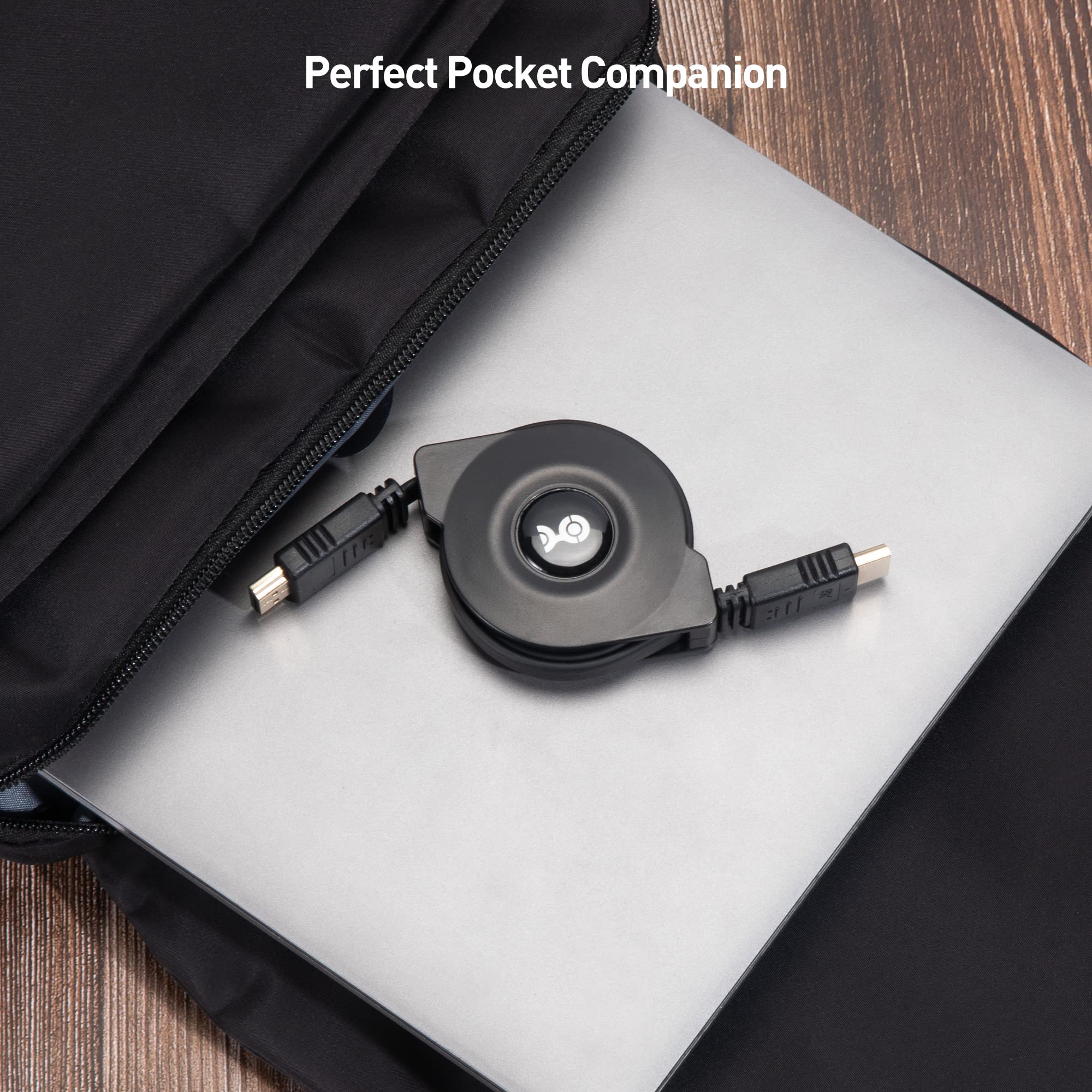 Cable Matters 8K 60Hz / 4K 240Hz Retractable HDMI Cable with HDR Support - 3.3 Feet