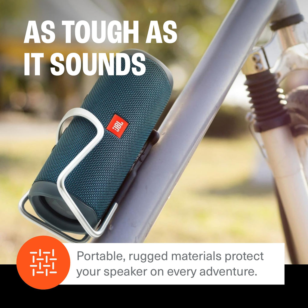 JBL Flip 5 Waterproof Portable Wireless Bluetooth Speaker Bundle - (Pair) Blue