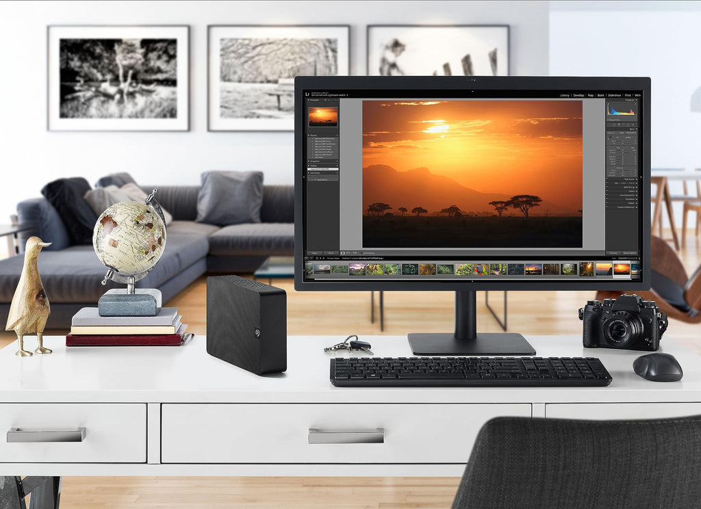 Seagate Expansion Desktop 6TB, External Hard Drive, USB 3.0, Data Rescue Services (STKP6000400)