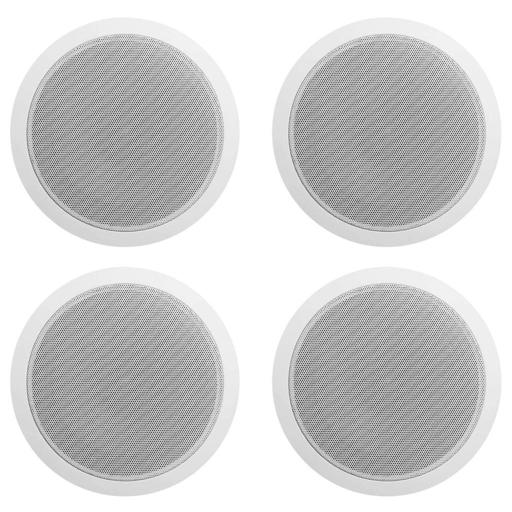 12 Rockville CCL6T White 70V 6" Commercial Ceiling Speakers 4 Restaurant/Office