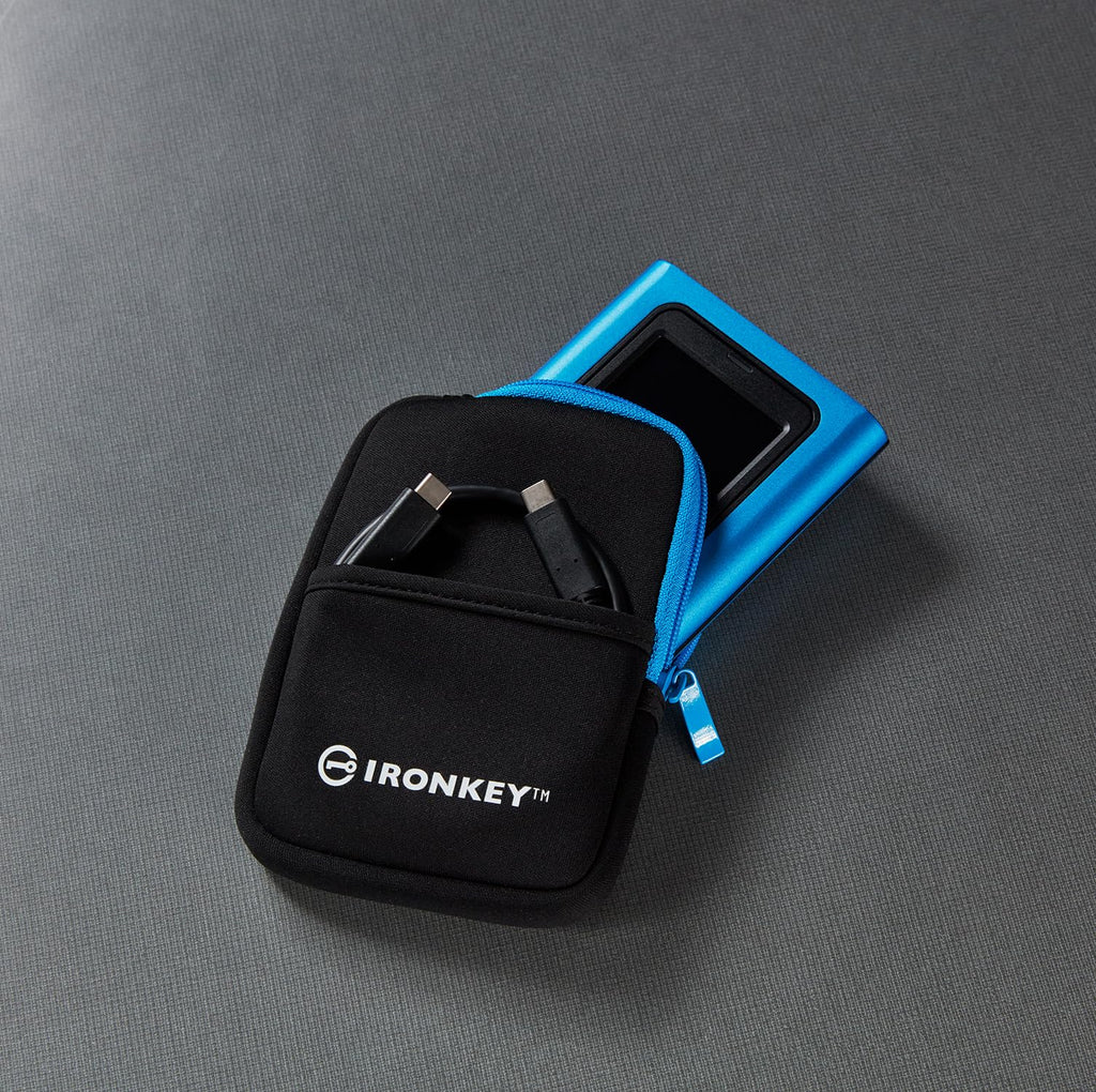 Kingston IronKey Vault Privacy 80 - External SSD - FIPS 197 Certified & XTS-AES 256-bit Encrypted- Up to 250MB/s read, 250MB/s write - IKVP80ES/960G