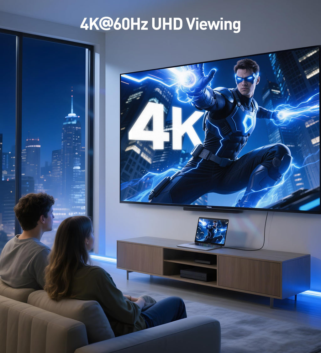 Cable Matters 2-Pack Ultra Thin HDMI Cable 10 ft, Support 4K@60Hz, Ultra Slim HDMI Cable 4K Rated with Ethernet, HDR Support for PS5, Xbox Series X/S, RTX4090/3090, RX 7900/7800, Apple TV, and More