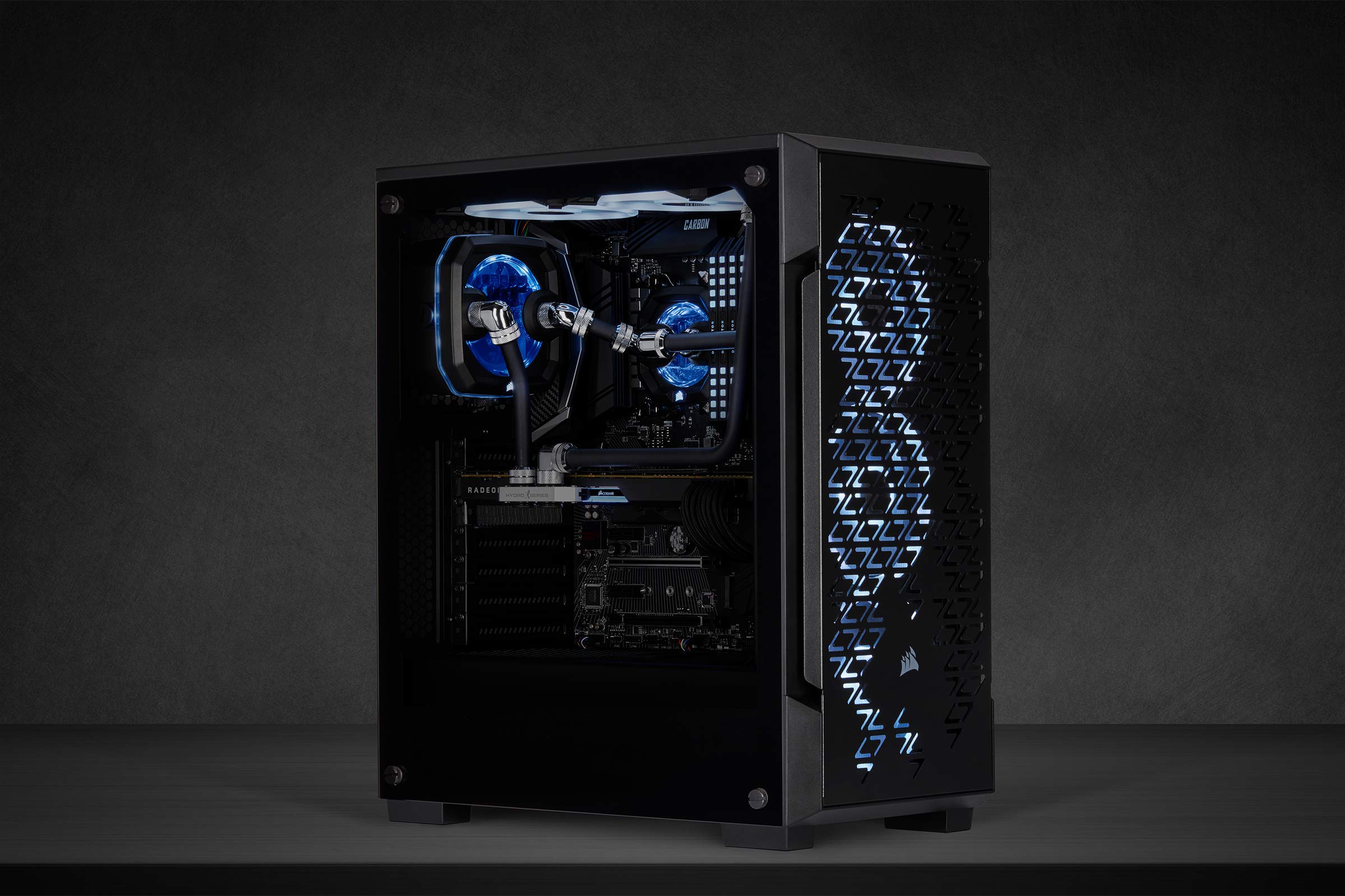 CORSAIR Hydro X Series XT Hardline 12mm Tubing (Straight-Line PMMA Tubing, Resilient Construction, Easy to Cut) Satin Black