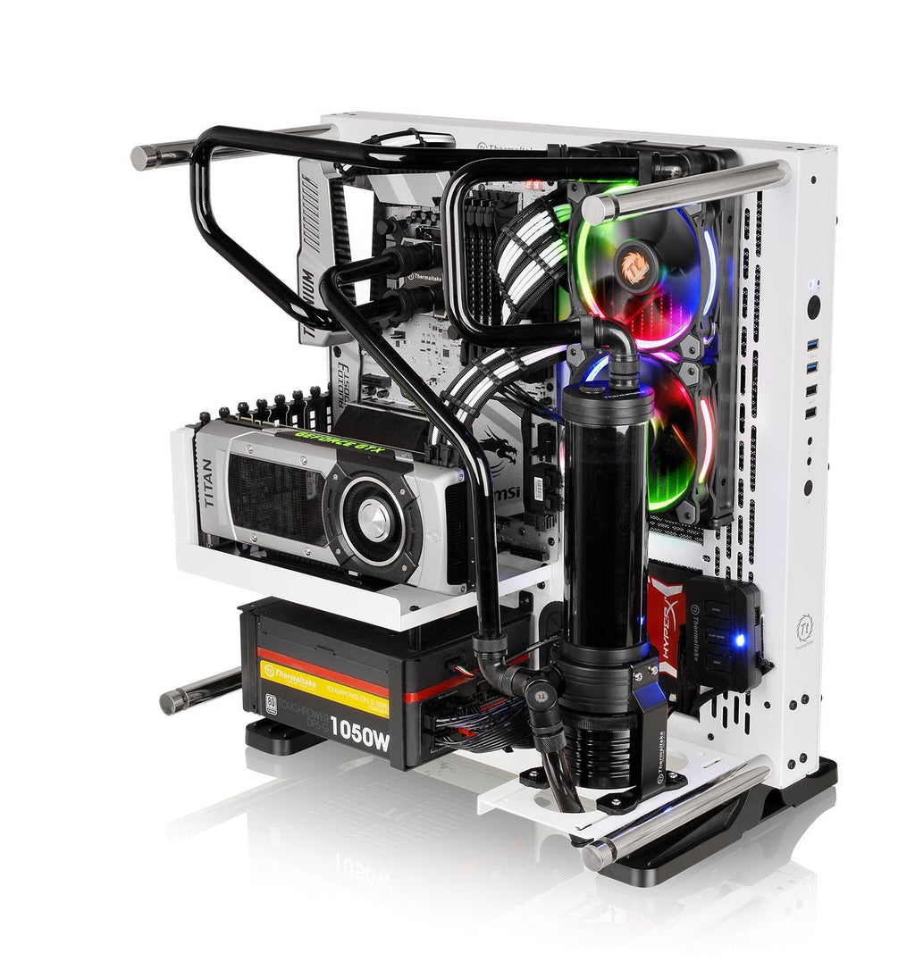 Thermaltake TtMod Sleeve Extension Power Supply Cable Kit ATX/EPS/8-pin PCI-E/6-pin PCI-E with Combs, White/Black AC-048-CN1NAN-A1