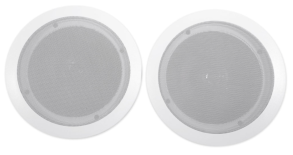 Pair Rockville HC655 6.5" 500 Watt in-Ceiling Home Theater Speakers 8 Ohm