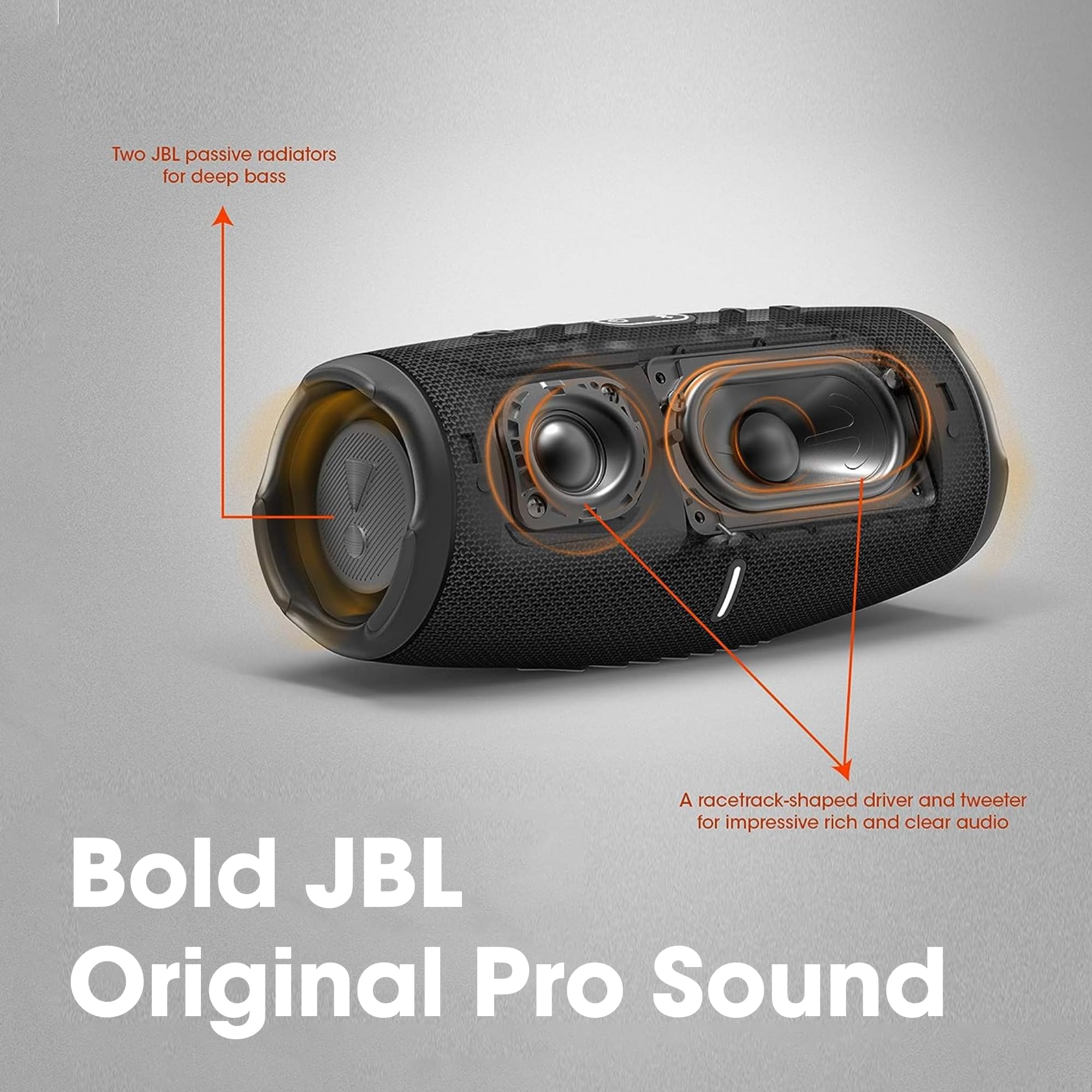 JBL Charge 5 (Blue) + Bundle with Case Logic Braided USB Type-C Charge & Sync (6 feet, Gray)