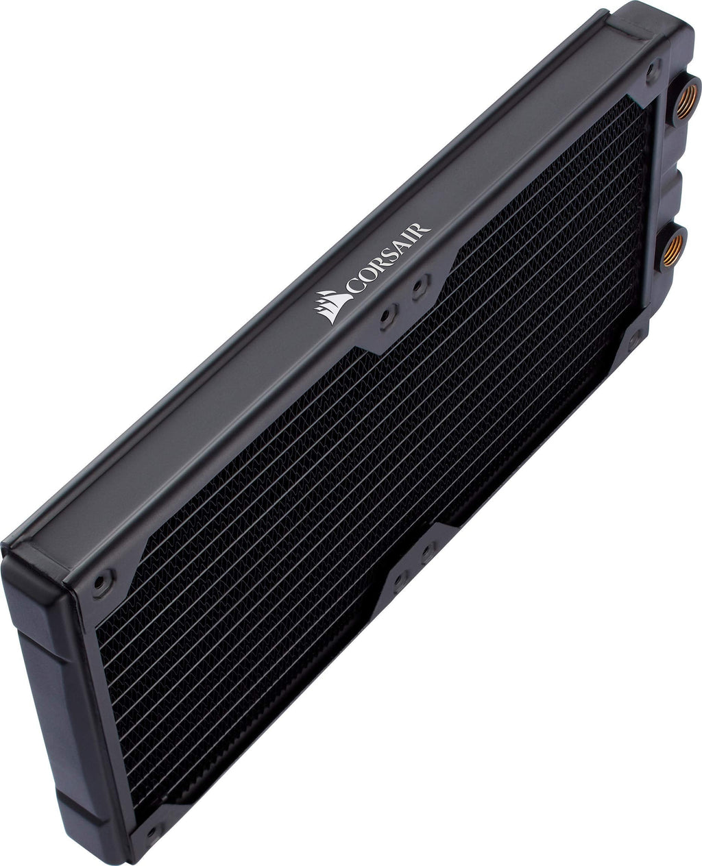 Corsair Hydro X Series, XR5 280 mm Water Cooling Radiator (Dual 140 mm Fan Mounts, Easy Installation, Premium Copper Construction, Polyurethane Coating, Integrated Fan Screw Guides) Black