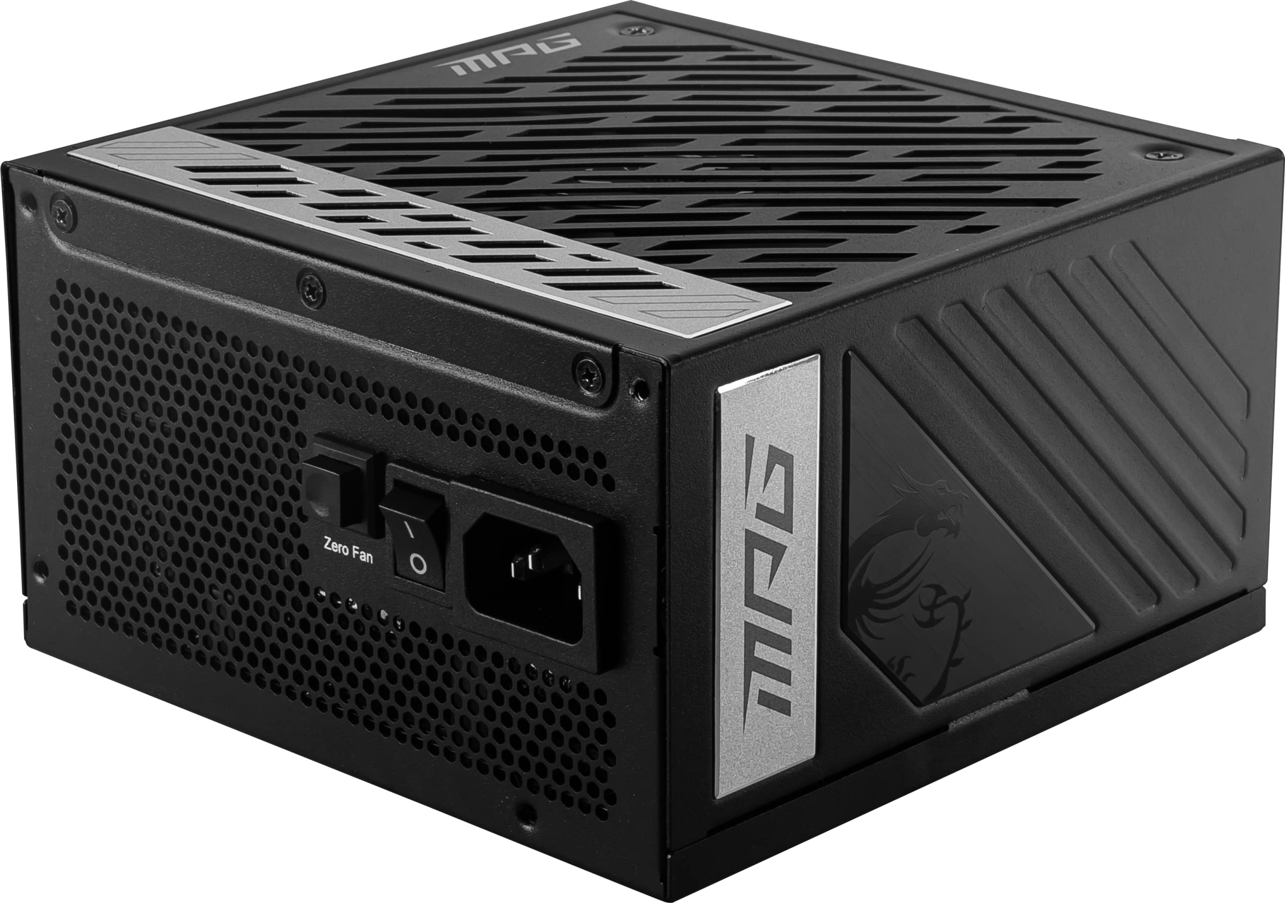 MSI MPG A1000G Gaming Power Supply - 80 Plus Gold Certified 1000W - 0% RPM Mode - Fully Modular - 100% Japanese 105 degree C Capacitors - Compact Size - ATX PSU
