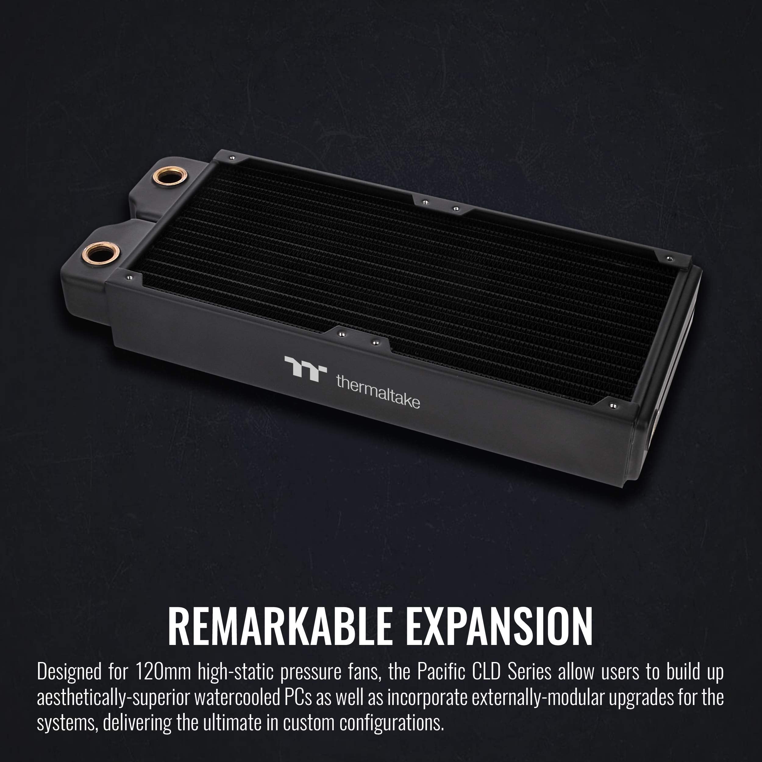 Thermaltake Pacific DIY CLD240 40mm Thick High-Density Double Micro Fins Copper Radiator CL-W281-CU00BL-A