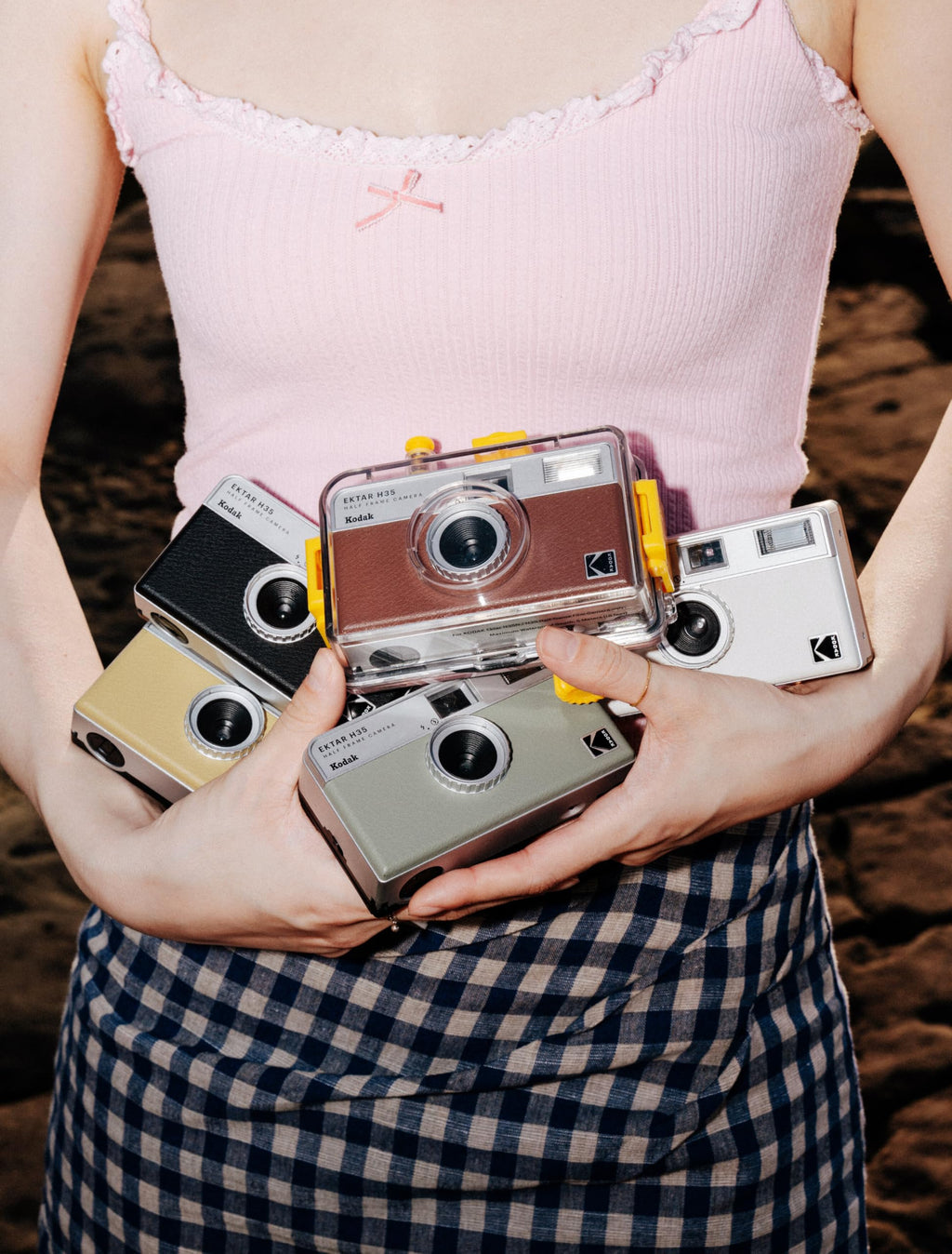 Waterproof Case for KODAK EKTAR H35N & H35 Half Frame Film Camera - Reusable, Durable, 5m Underwater, Simple Use, Travel-Friendly (Camera, Film & AAA Battery are not Included)