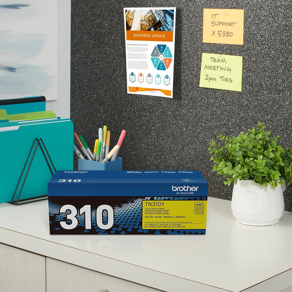 BROTHER TN-310Y Laser Toner & Cartridge – Cartridge Toner & Cartridges (Yellow)