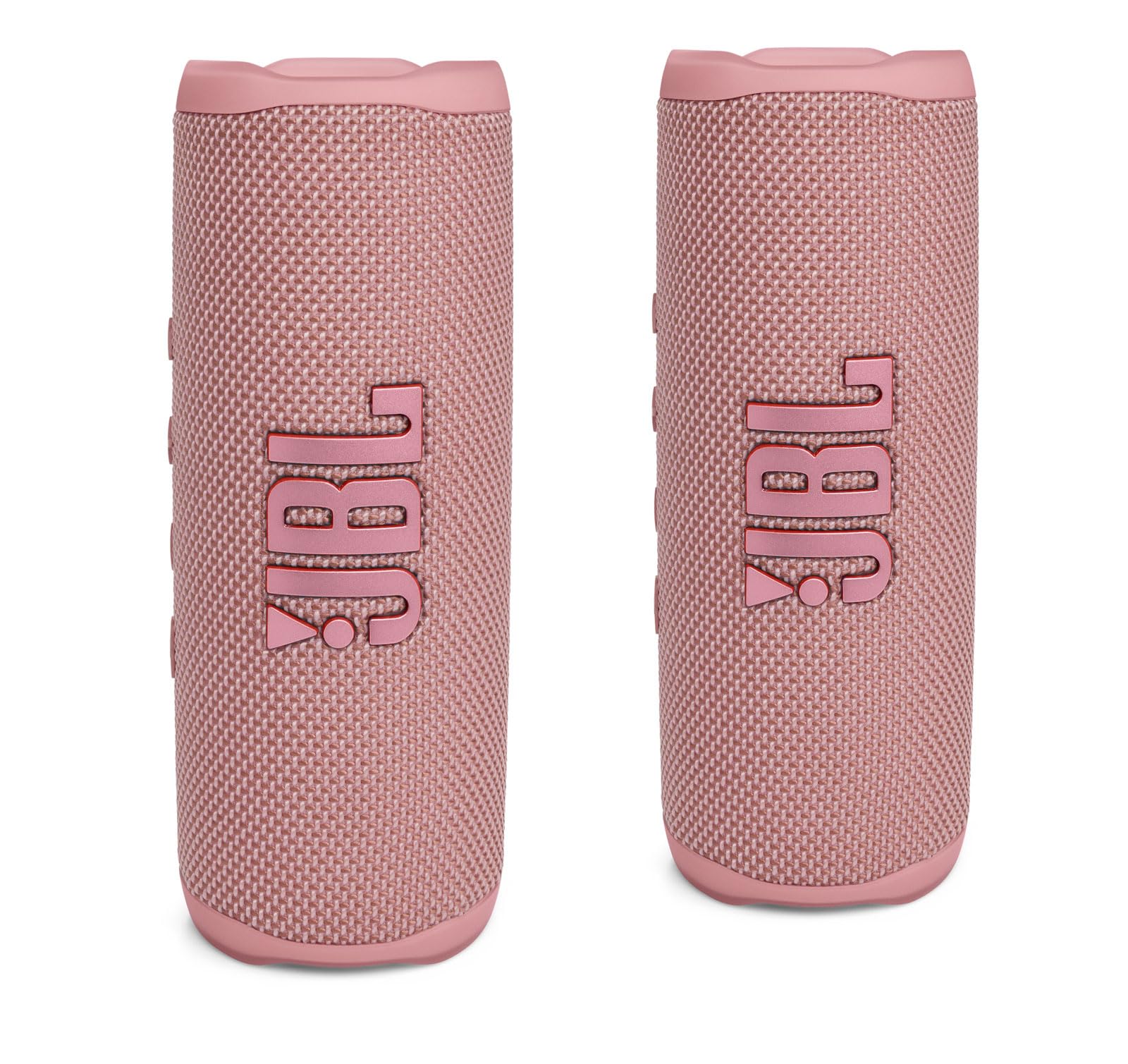 JBL FLIP 6 Waterproof Portable Bluetooth Speaker Bundle - Pink (Pack of 2)