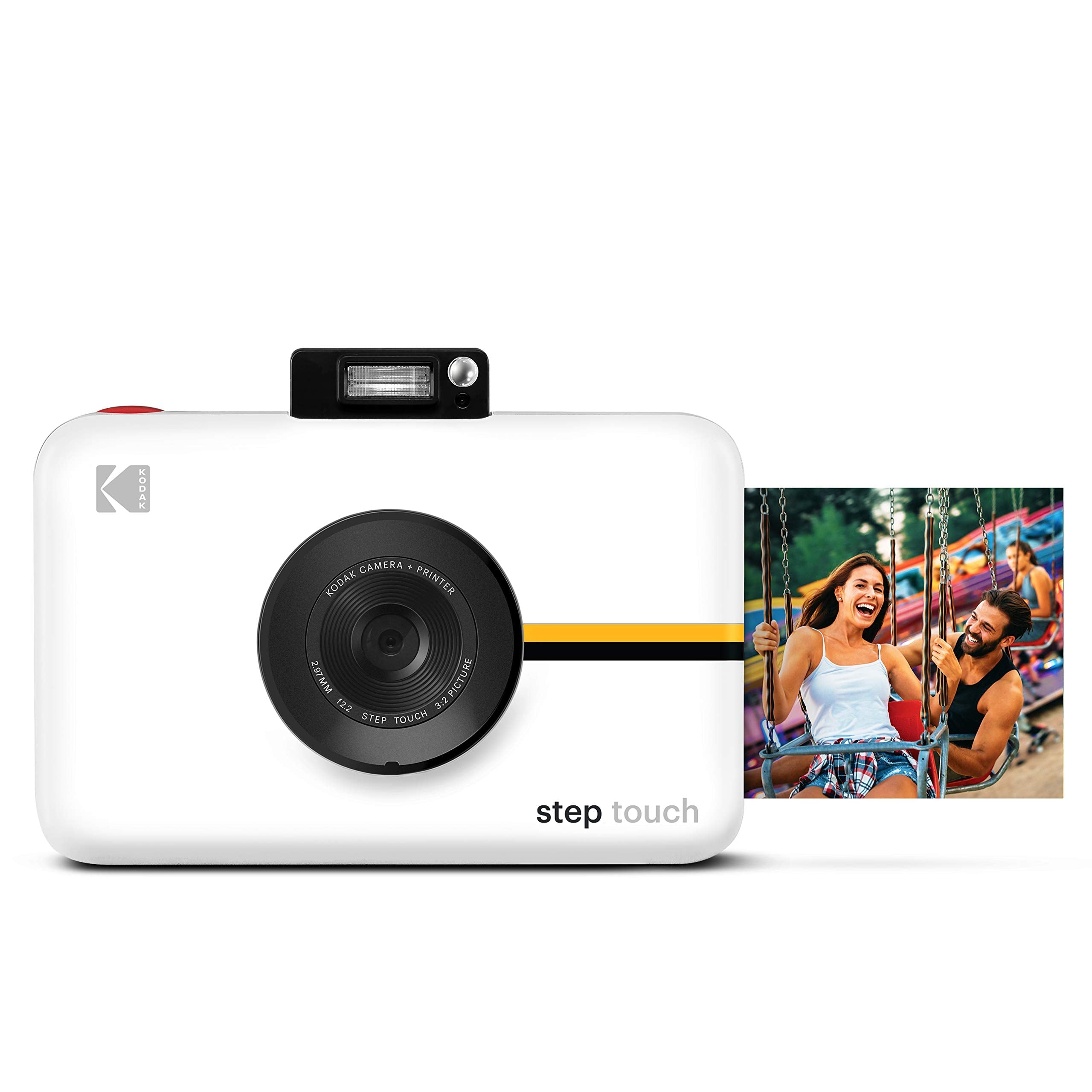 Kodak Step Touch 13MP Digital Camera & Instant Printer with 3.5 LCD Touchscreen (White) Go Bundle