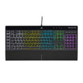 Corsair K55 RGB PRO Wired Gaming Keyboard Membrane � IP42 Anti-Dust and Overflow � 6 Macro Keys with Elgato Integration � Compatible with iCUE � QWERTY NA � PC, Mac, Xbox � Black