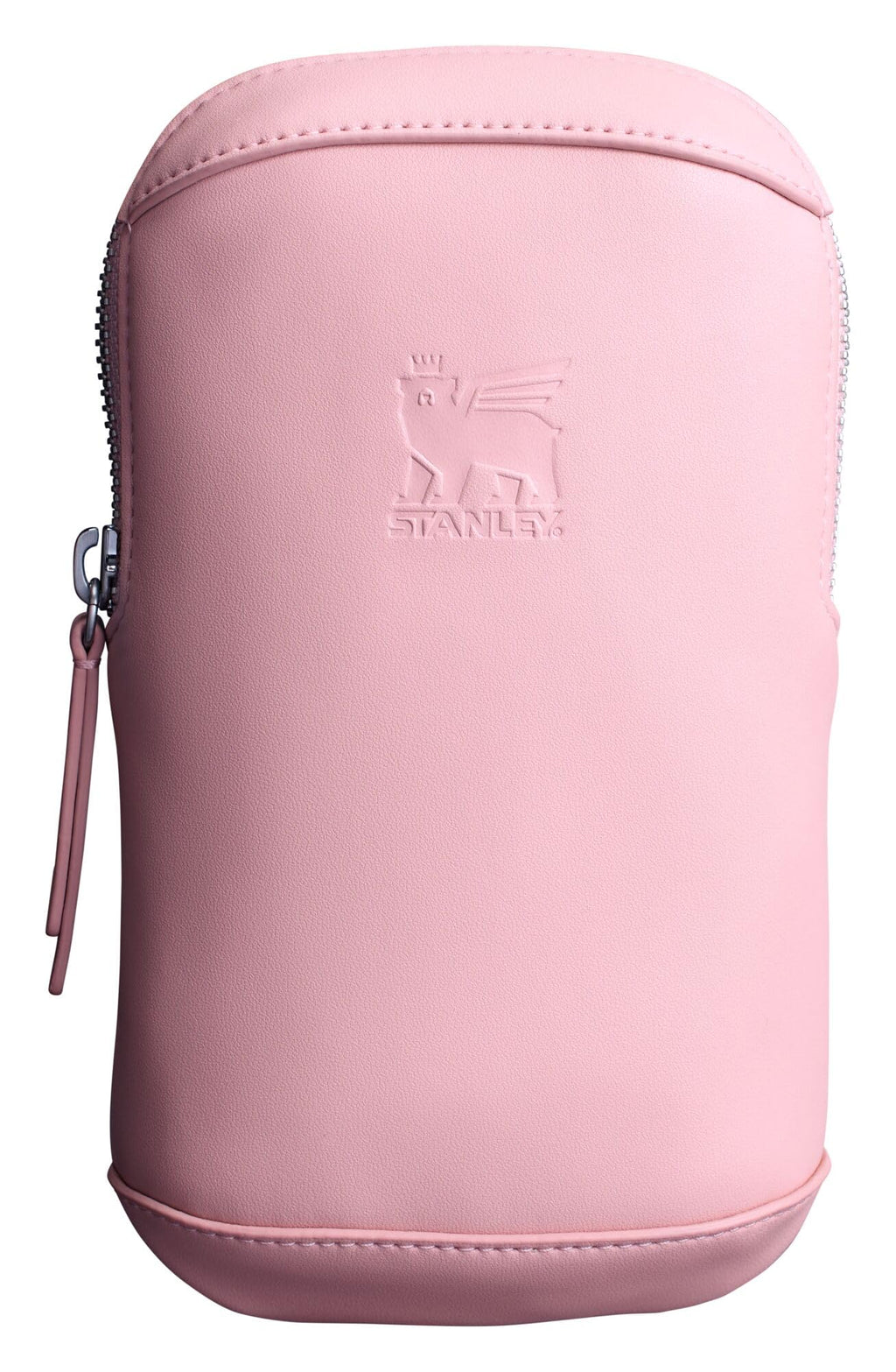 STANLEY Cross Bottle Essentials Case Max | Phone, Wallet, Keys Holder for Water Bottle | Faux Leather Accessory Pouch for Carry All Strap | Tumbler Cup Accessories | BPA-Free | Rose Quartz