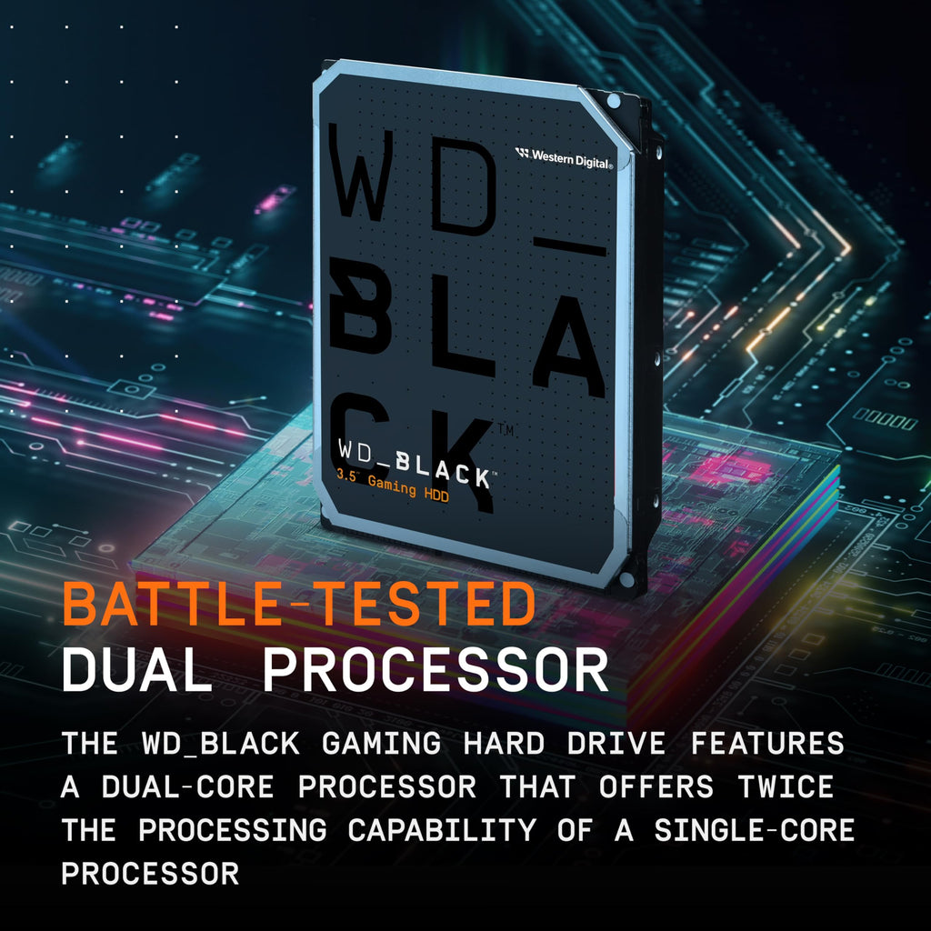 WD_BLACK 10 TB HighPerformance 3.5" Internal Gaming Hard Drive, 7200 RPM Class, SATA 6 GB/s, 512MB Cache