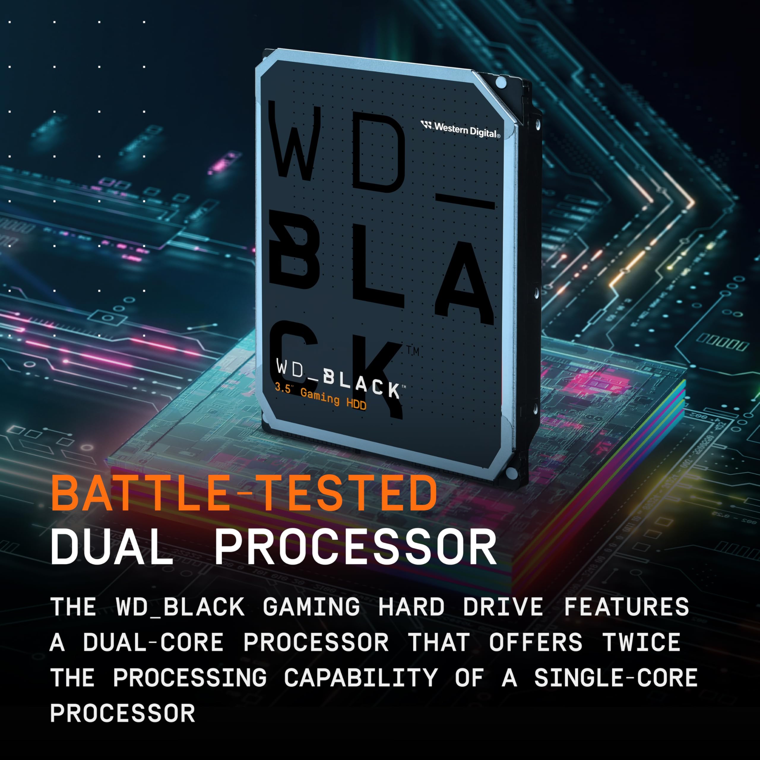WD_BLACK 10 TB HighPerformance 3.5" Internal Gaming Hard Drive, 7200 RPM Class, SATA 6 GB/s, 512MB Cache
