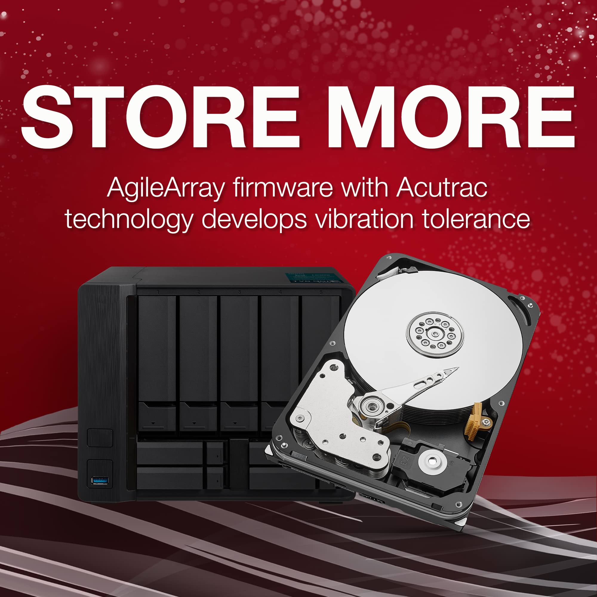 Seagate IronWolf Pro, 16 TB, NAS Internal Hard Drive, CMR 3.5 Inch, SATA 6 Gb/s 7,200 RPM, 256 MB Cache, for RAID Network Attached Storage, 3 years Rescue Services, FFP (ST16000NE000)