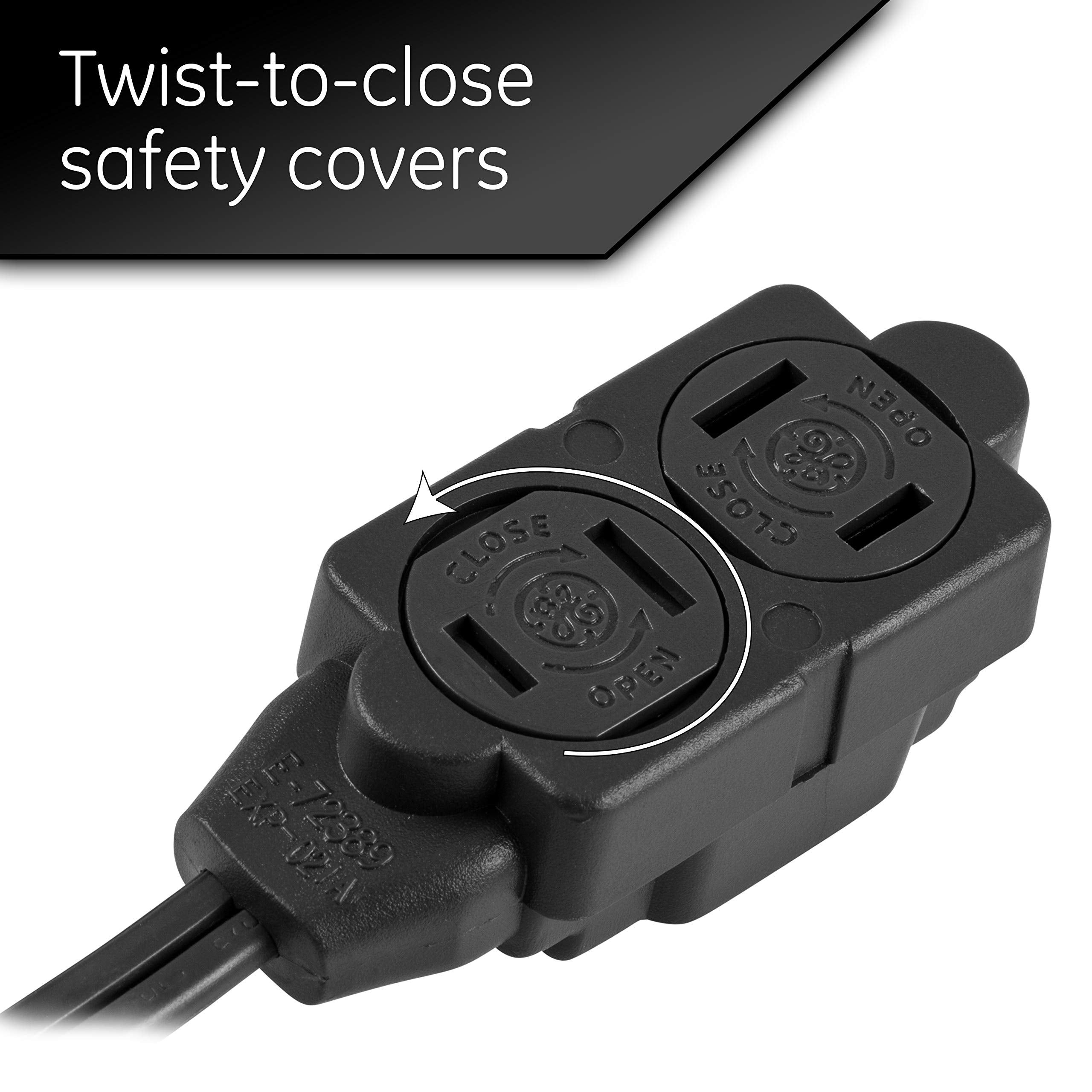 GE JASHEP51932 3-Outlet Grounded Office Cord (6 ft) by GE