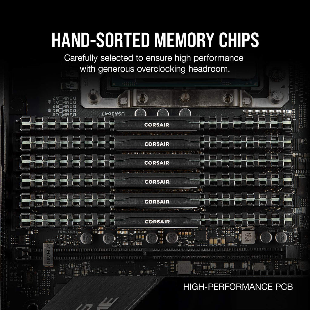 CORSAIR VENGEANCE LPX DDR4 RAM 32GB (2x16GB) 3200MHz CL16-20-20-38 1.35V Intel XMP AMD EXPO Computer Memory � Black (CMK32GX4M2E3200C16)