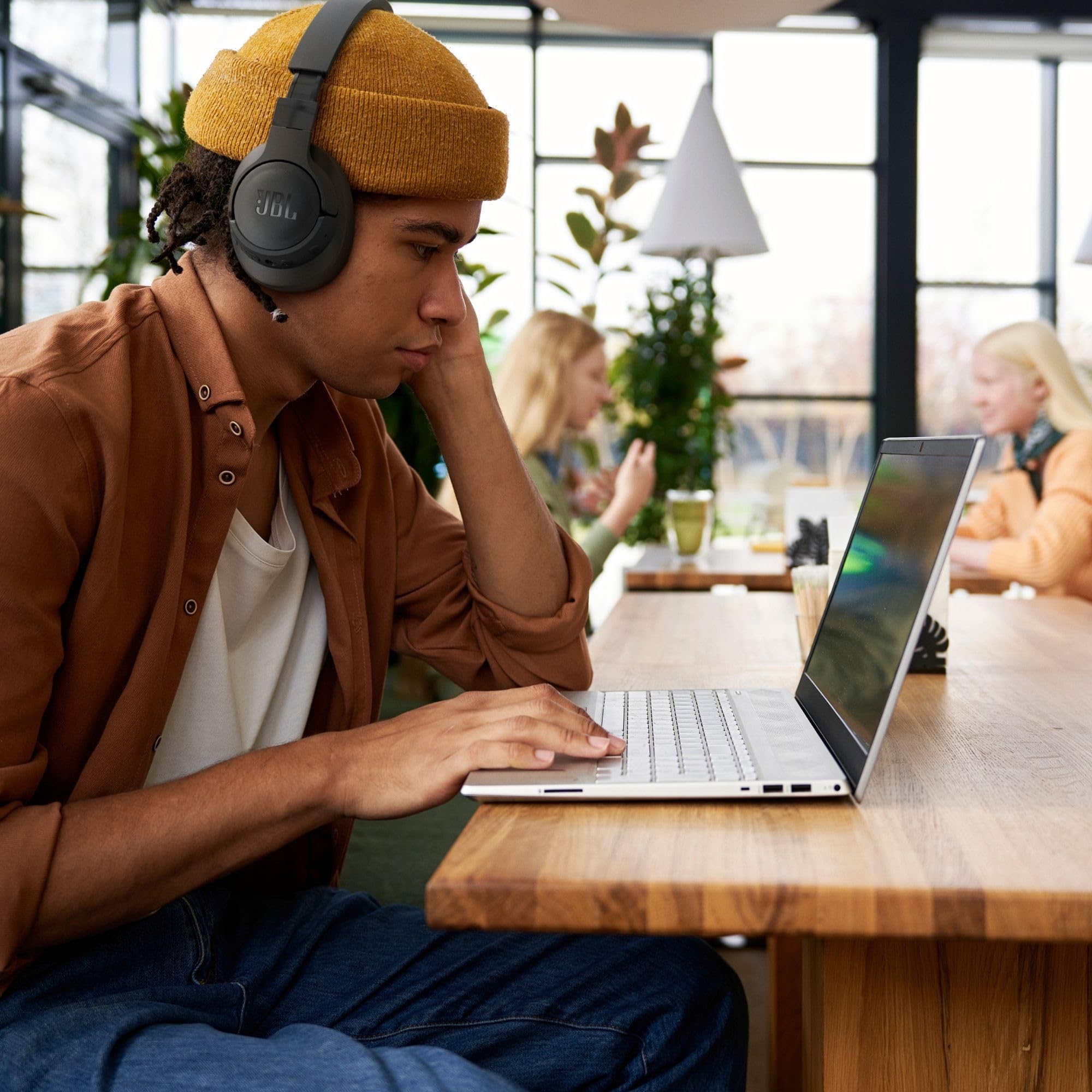 JBL Tune 770NC Smart Noise Cancelling Bluetooth 5.3 Wireless On-Ear Headphones, Up to 70 Hours Playtime with Fast Charging, Lightweight, Comfortable and Foldable