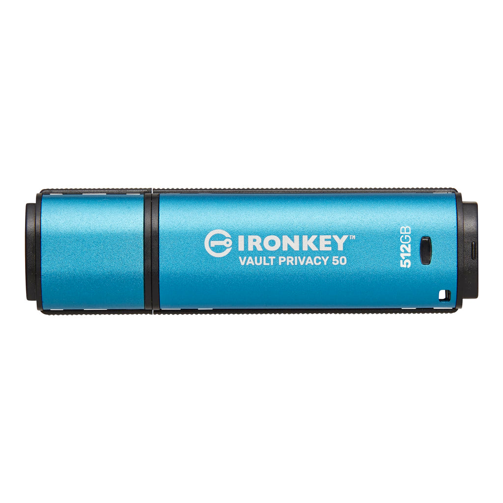 Kingston IronKey Vault Privacy 50 FIPS 197 Certified & XTS-AES 256-bit Encrypted USB Drive for Data Protection - IKVP50/512GB