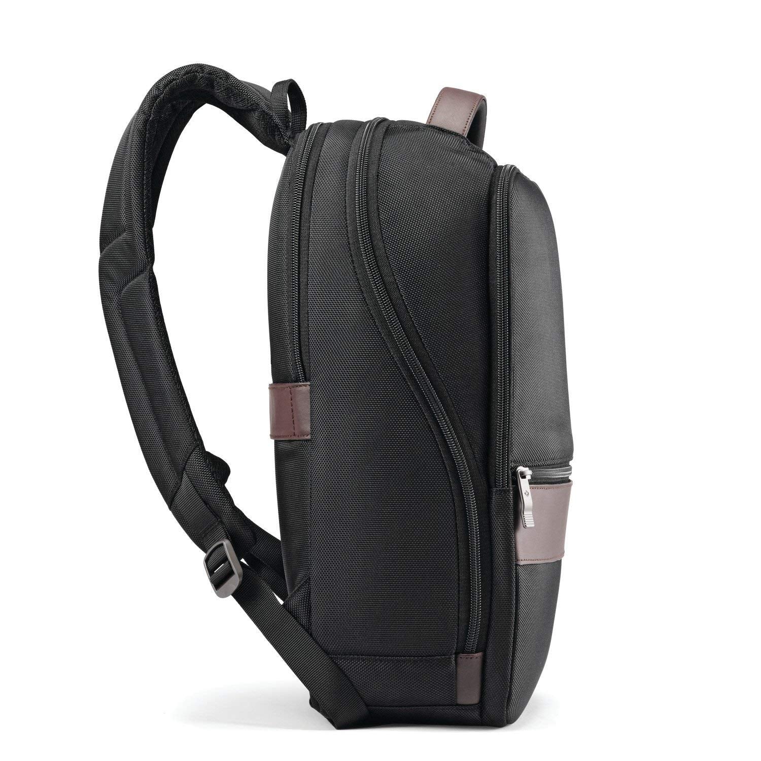 Samsonite Kombi Business Backpack, Black/Brown, 16.25 x 10.5 x 5-Inch, Kombi Business Backpack